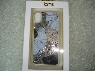 NEW iHome Protective Phone Case Apple iPhone X/Xs  BLUE BLACK MOVING SPARKLES 