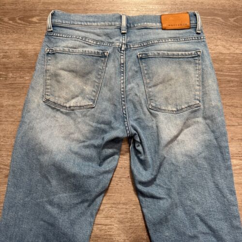 Mott & Bow Jeans Mens 30 Blue Denim Slim Denim Stretch 30x31 Fade Cotton Casual
