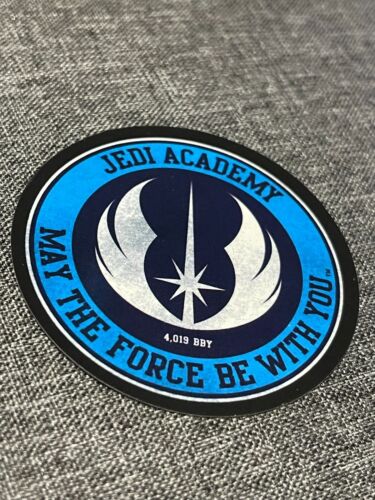 CARTOON STICKER stickers star wars disney jedi academy may the force be with you