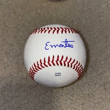 ELEHURIS MONTERO Signed Game Used MLB Baseball CARDINALS ROCKIES Authentic AUTO