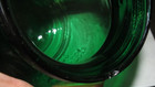 Vintage Green Glass Cracker Barrel Style Cookie Flour Sugar Jar 4 Qt (NO LID) — photo 3