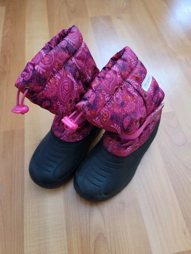 I Love You Kids Linda Winter Snow Boots Pink Toddler Girl Sz 11 Waterproof Warm - Picture 10 of 12