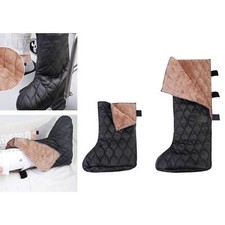 Booties Warm Sock Foot Down Slipper below The Knee Portable Cozy Sleeping Sock