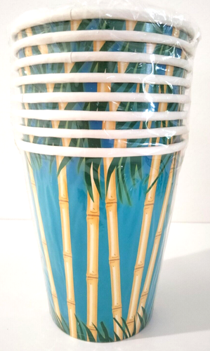 Tropical Hawaiian Lets Luau Parrot Birthday Party Paper Cups x 8 | eBay ...