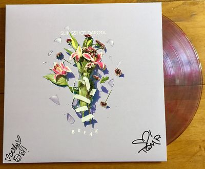 Slingshot Dakota - Break 12'' Coloured Vinyl Lp Signed Autographed