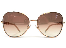 Tiffany  Co. Sunglasses TF3086 6105/3N Rose Gold Clear Nude Butterfly 57-17-140