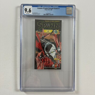 CRUSADE OF COMICS PRESENTS SPAWN 1 CGC 9.6 TODD MCFARLANE (1992, IMAGE ...