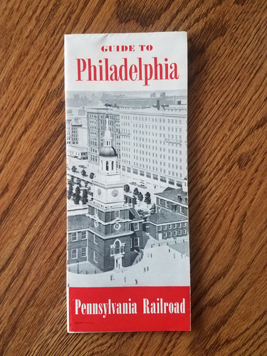 Vintage Late 1950's Guide To Pennsylvania Brochure - Pennsylvania Railroad.