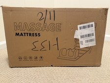 Full Body Massage Mat, 3D Body Stretching White Stretching Traction Heat