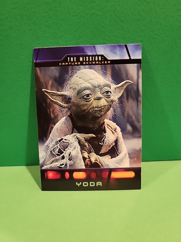 2015 Topps Star Wars Illustrated Empire Strikes Back Yoda The Mission