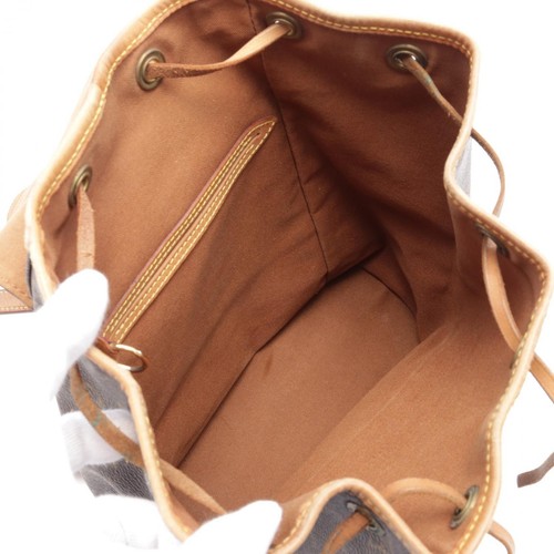 LOUIS VUITTON Montsouris MM Rucksack Backpack Tasche M51136 Monogram Leder Braun - Bild 3 von 10