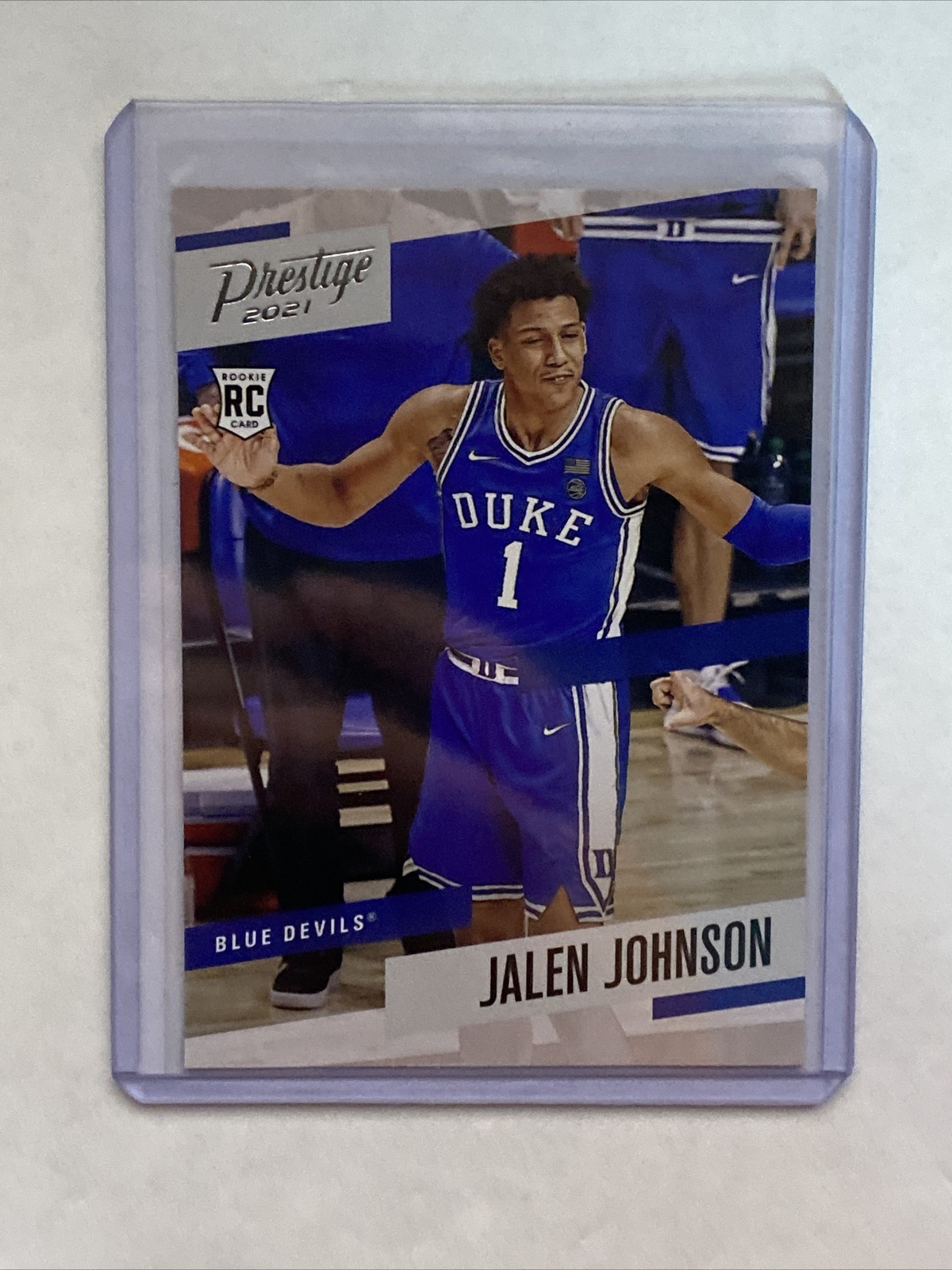 2021-22 Panini Chronicles Draft Picks #381 JALEN JOHNSON Prestige RC Rookie AWT