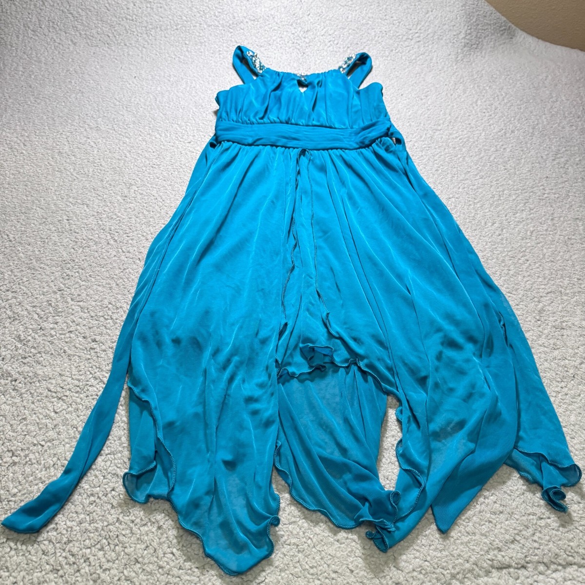 Rare Editions Sleeveless Dress Blue Women's Size 10 Womens