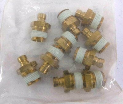 10 Stück D-M-E Steckverbinder | N638A | JiffyTite | Male Plug | 3/8''