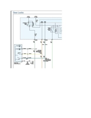 Door Locks Wiring Diagram Schematic for  Ford F-250 2015 Super Duty V8 6.7L pdf