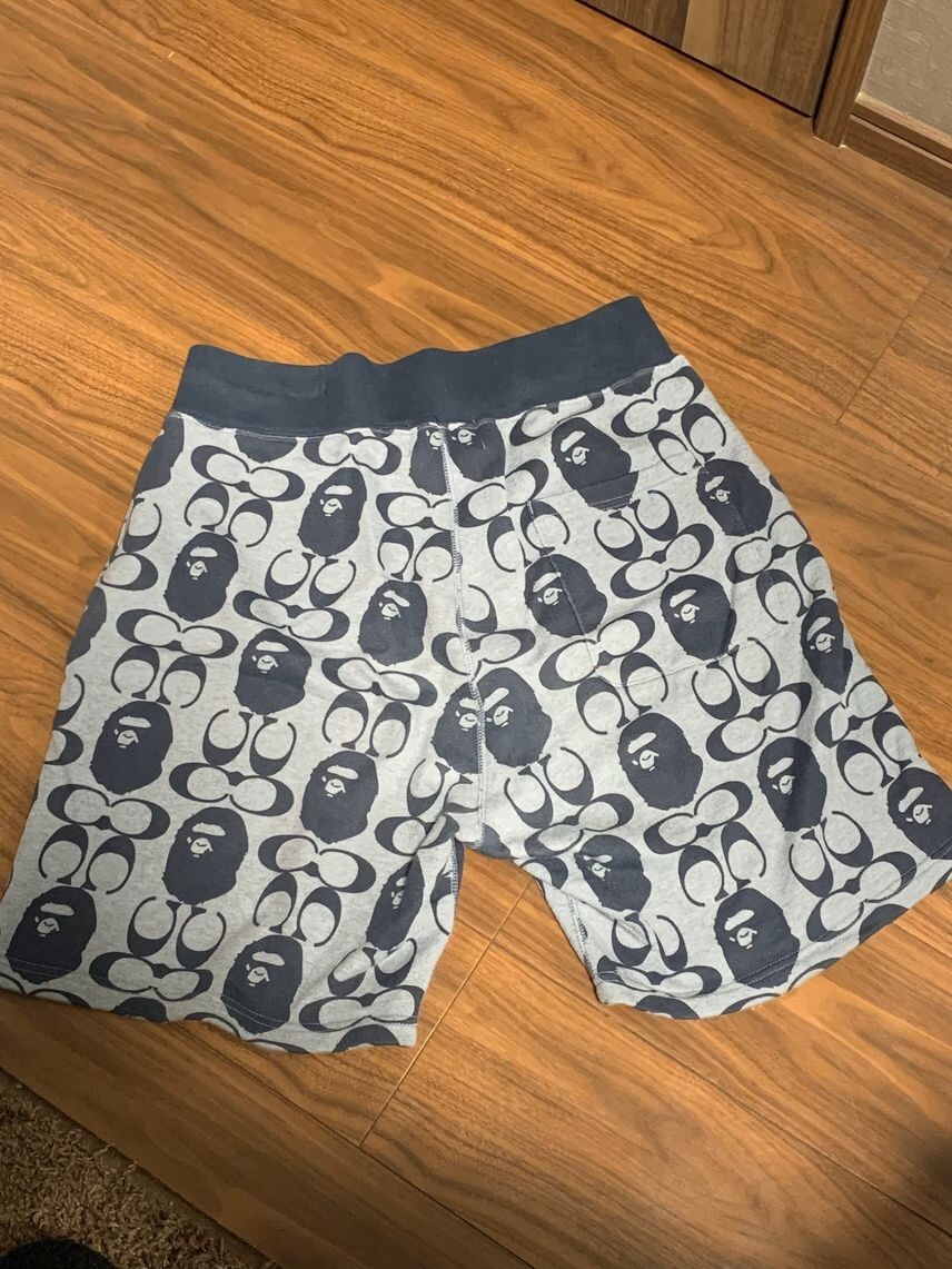 BAPE x Coach Shorts Navy サイズＬ COACH® GB | Bape X Coach Shorts