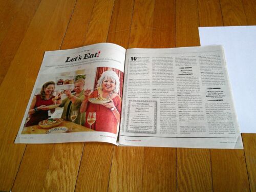 Paula Deen articolo giornale da collezione rivista parata 2010 GW Bush - Foto 3 di 5