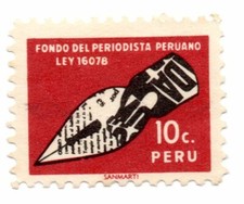 Peruvian Journalists' Fund, law 16078, 10 cents, Perú 1966