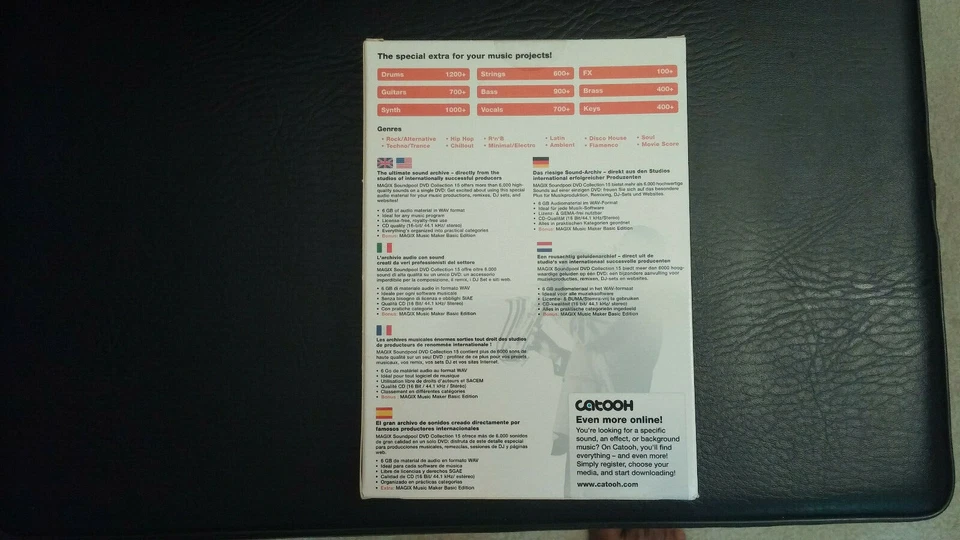 Magix Soundpool DVD Collection 15 Royalty-Free Windows Vista / XP / 7 NIB - Image 2 of 3