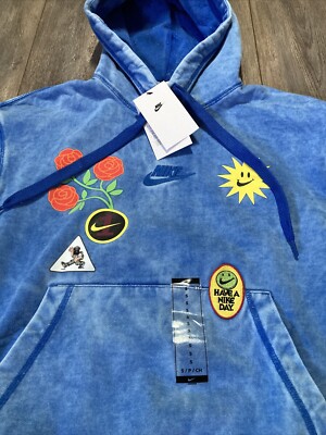Nike Sportswear Have A Nike Day Pullover Hoodie Game Royal DZ3053-480 Men  Size L