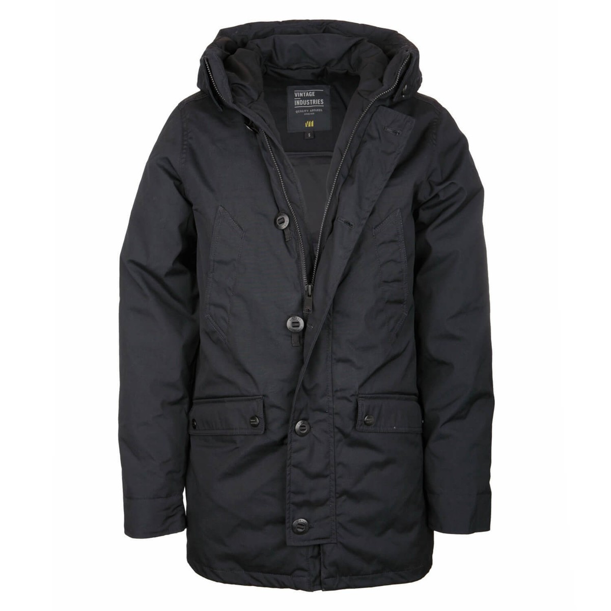 Vintage Industries Parka Roysten Jacke Herren Winterjacke navy