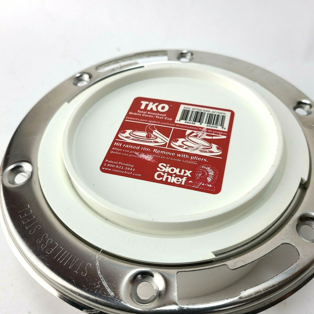 Sioux Chief 886-4PTM TKO Closet Flange PVC 4