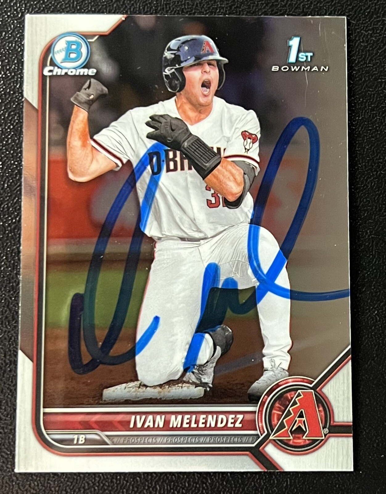 2022 Bowman Chrome Ivan Melendez 1st Auto Signed Rookie RC Card -...