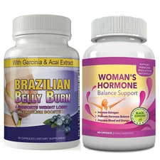 Brazilian Belly Burn Weight Loss & Women Hormone Balance Support Dietary Capsule
