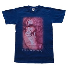 2011 Official Rihanna Loud Tour T-shirt Navy, Festival Clothing