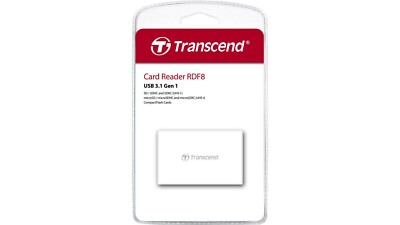 Transcend Kartenleser RDF8 weiß USB 3.1 TS-RDF8W2 Multi-Card Reader OVP