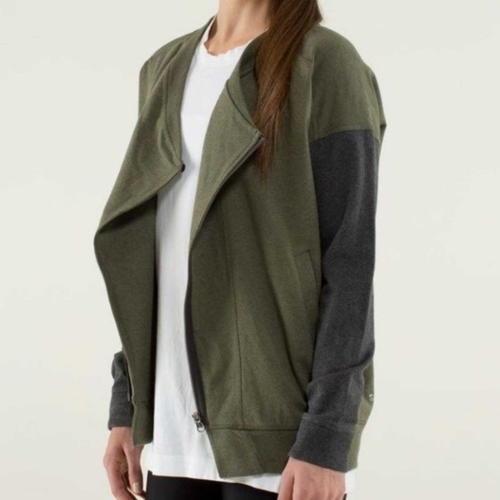 LuLuLemon Mula Bundle Wrap Jacket Asymmetrical Zi… - image 12