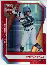2021 Panini Elite Extra Edition Prime Numbers C Die Cut Joshua Baez #54 #d 8/213