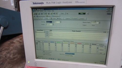 Tektronix TLA 714 Logic Analyzer Color Portable Mainframe /TLA 7N4/TLA 7AA4 - Photo 4/14