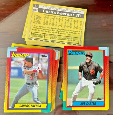 1990 Topps Traded Baseball (#1T-132T) Bright Back! U Pick! 50 Cent Shipping!