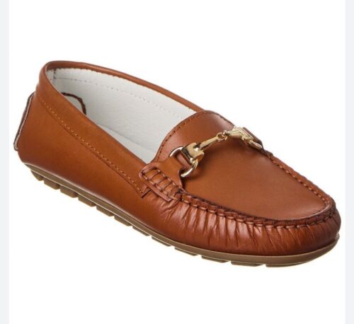 Bruno Magli Emilia Cognac Leather Dress Shoes Size 9.5 M Very Good Condition