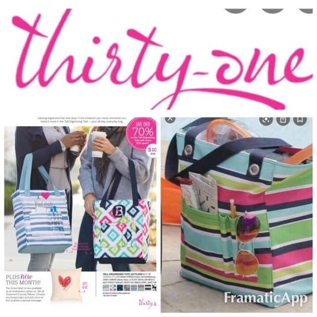 thirty one tall organizing tote