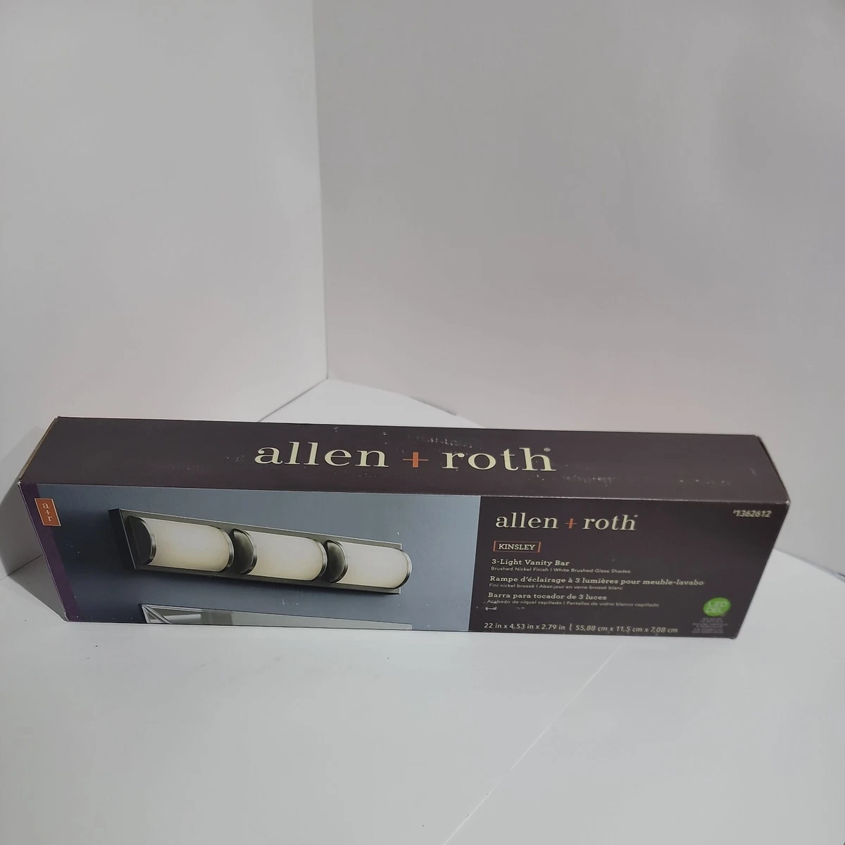 Allen & roth 3 on sale light vanity bar