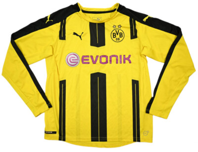 Puma 2016-17 BORUSSIA DORTMUND LONGSLEEVE SHIRT TRIKOT L. KINDER
