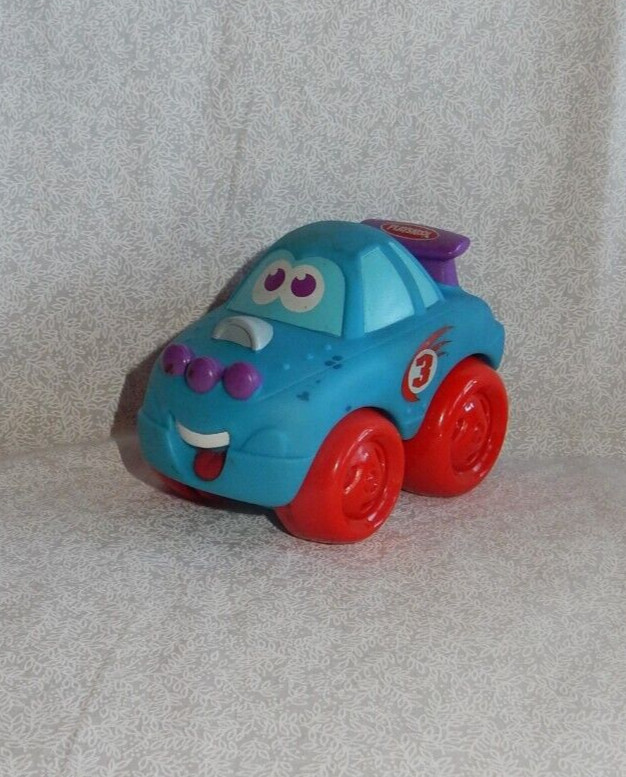 Hasbro Playskool Blue #3 Chunky Race Car