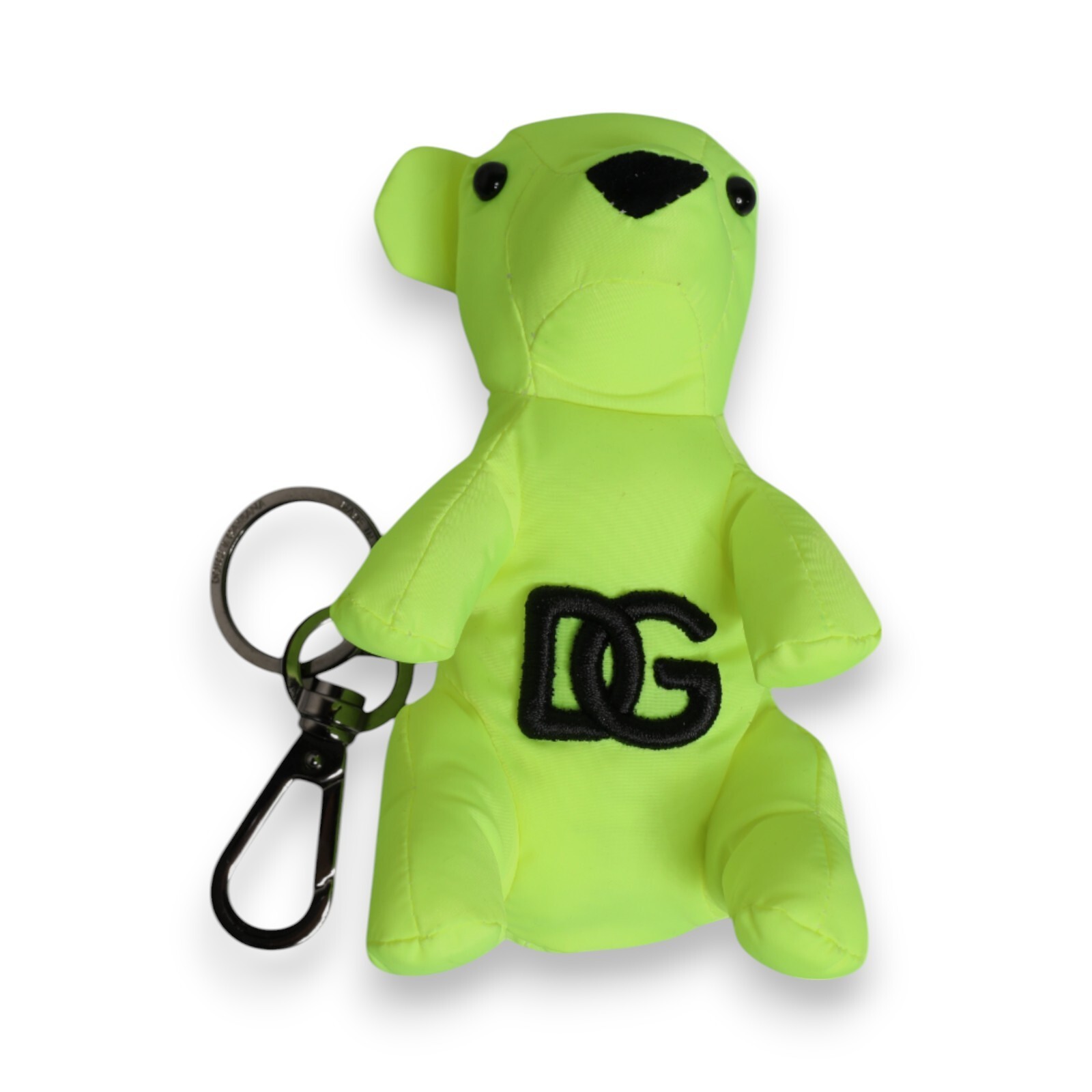 Брелок для ключей DOLCE - GABBANA с застежкой и вышитым логотипом в виде зеленого медведя мужской брелок для ключей 480 долларов США 47690₽