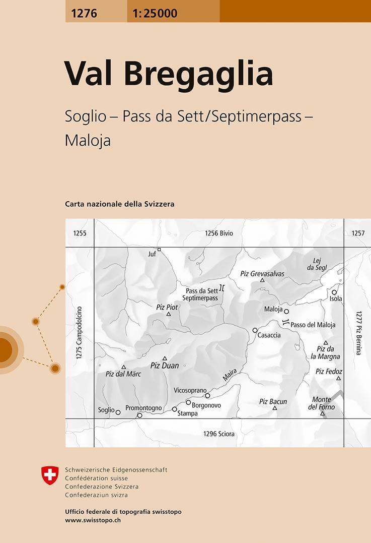Thumbnail - Swisstopo 1 : 25 000 Val Bregaglia | Soglio - Pass Da
