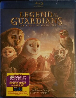 New Legend of the Guardians: the Owls of Ga'hoole (Blu-ray) New Sealed