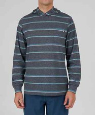 Salty Crew Pin Line UV Hood - Men's - Large / Black