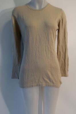 Womens Mondi Tan Cotton Blend Sweater 36 US/8 *