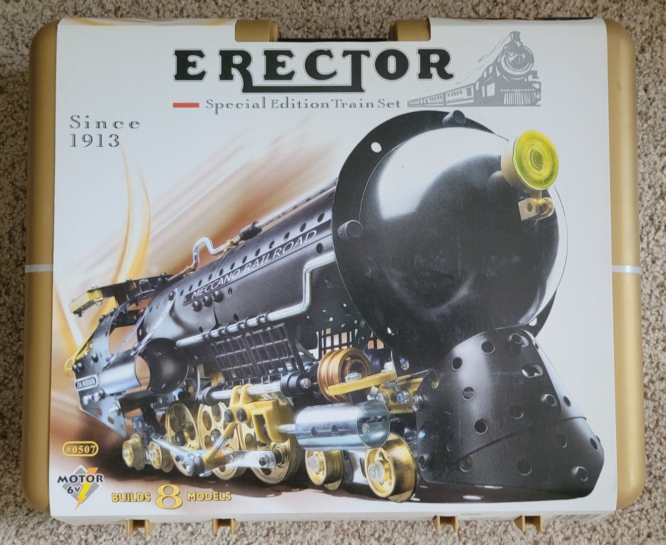 Erector Set #0507 Special Edition Locomotive Train Railroad