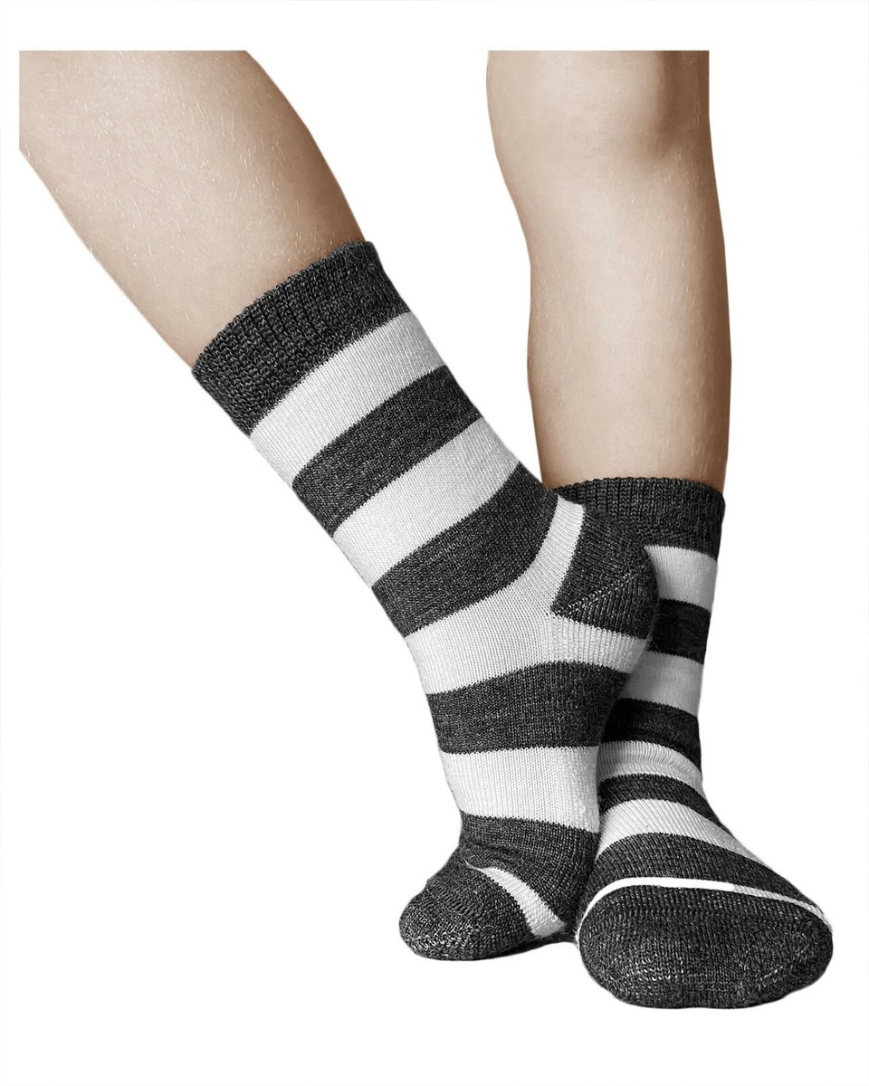 Chaussettes Laine Mérinos Enfant Vitsocks - 4 Paires Mi-mollet