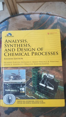 Analysis, Synthesis and Design of Chemical Processes Hardcover