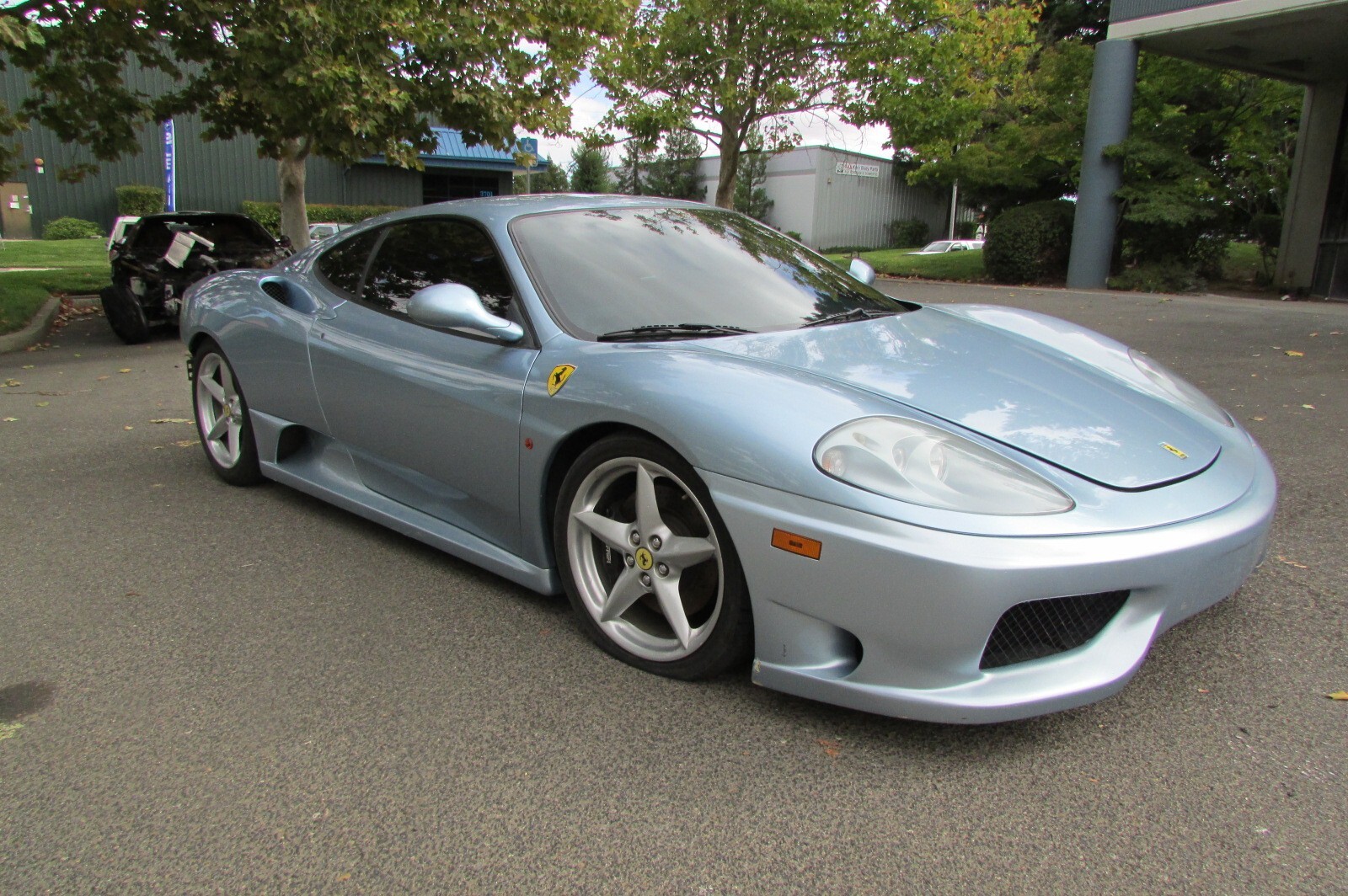 Ferrari 360, Rear Wheel, 5 Star, Curb Rash, Used, P/N 164175