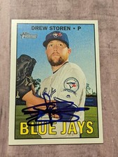 Drew Storen Signed 2016 Topps Heritage Card #576 COA Toronto Blue Jays Nationals