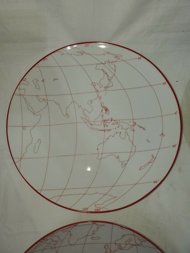 Blanc Reed For DCI 2008 World Globe Plate Set Of 4 very nice lot#1137-38 - Picture 2 of 8